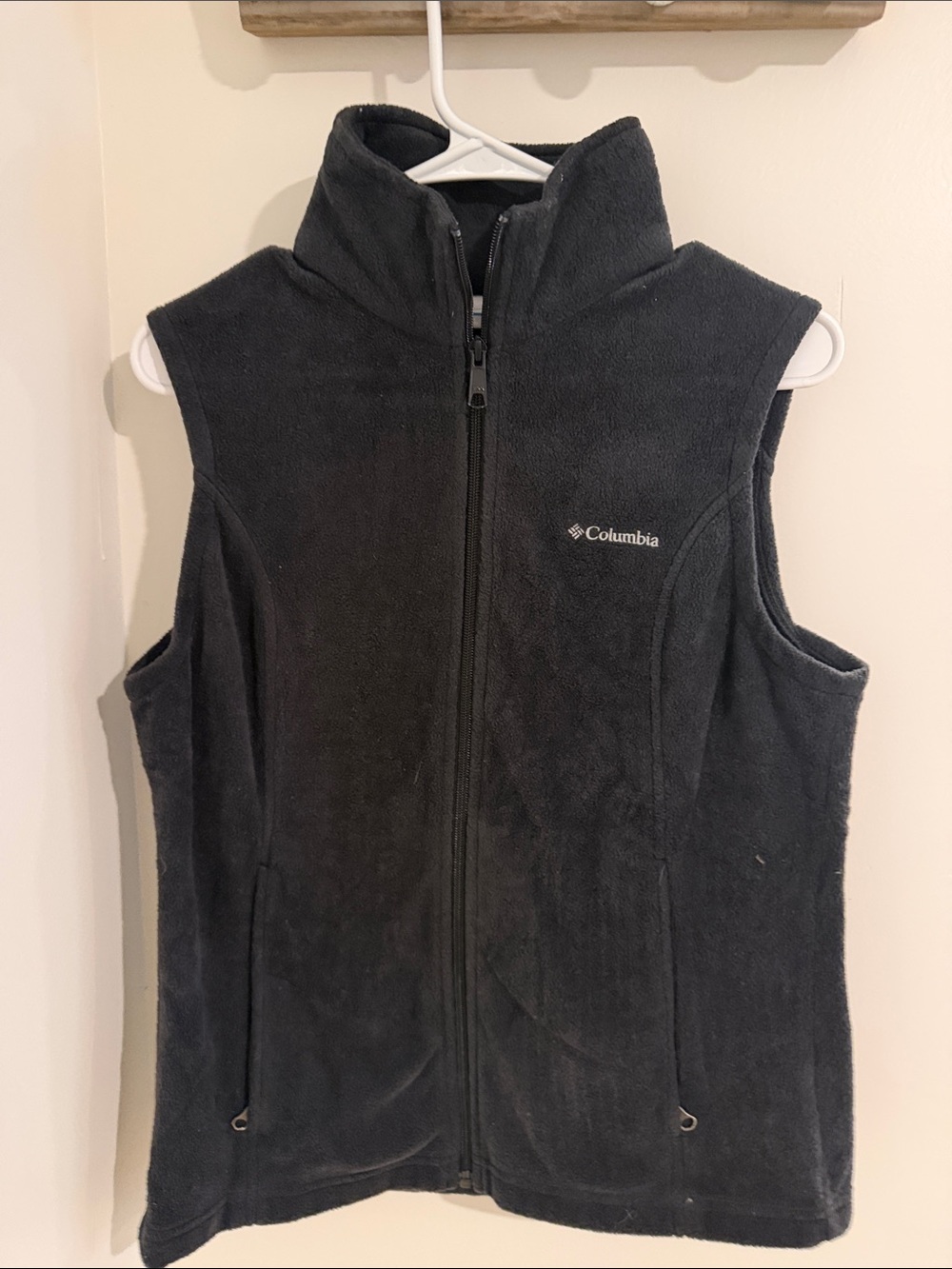 Columbia Black Kids Fleece Vest with Full Zip